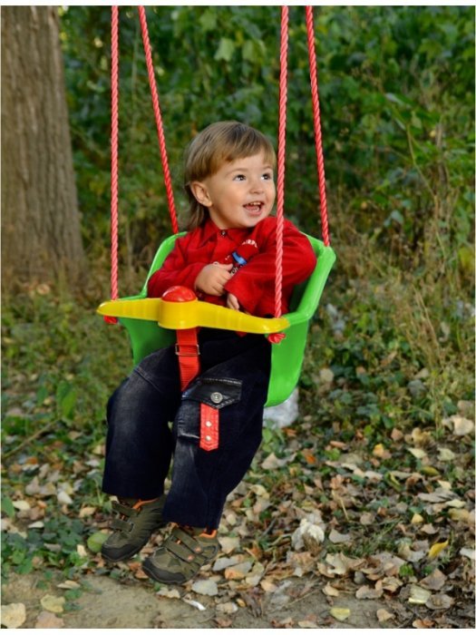 Качели Бонифаций с барьером безопасности, с клаксоном - вид 3